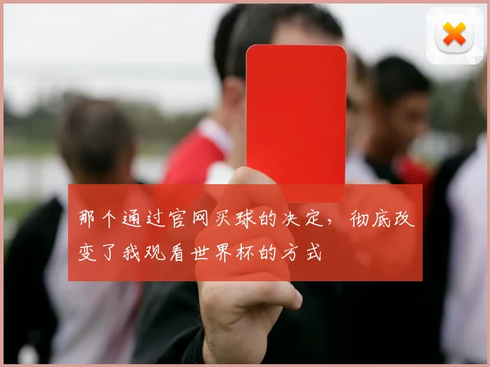 那个通过官网买球的决定，彻底改变了我观看世界杯的方式